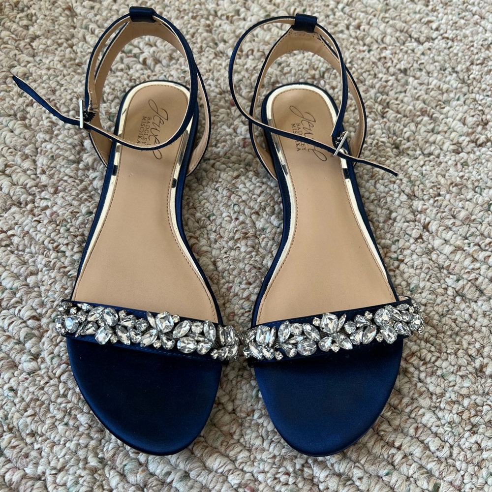 Jewel Badgley Mischka flats